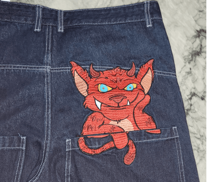 McGoodStore JNCO-like Baggy Flared Denim Jeans / Pants Get your hands on these incredibly crafted, baggy pants that will become your go-to pocket companion. Pre-order pricing no longer available. Regular orders delayed to Tuesday, September 3rd, 2024. $67