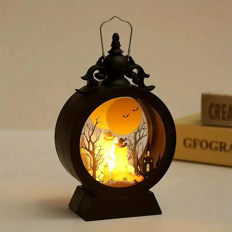 Enchanted Hallows Vintage Halloween Shadowbox Lanterns