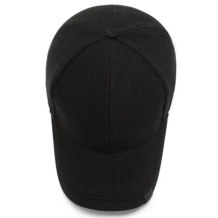 High Quality Men Solid Cotton Baseball Cap Luxury Fashion Black Outdoor Sports Peaked Hat Bone Sunshade Gorras Trucker Hats Kpop