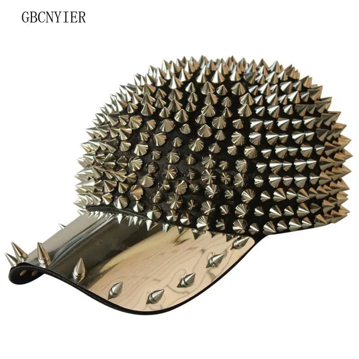 GBCNYIER Fashion Spikey Rivet Baseball Cap Full Rivet Cool Man Female Hipster Hat Flash Dance Show Hats Hip Hop Team Sunhat