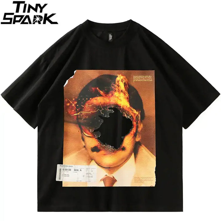 Tiny Spark Burnt T-shirt Streetwear