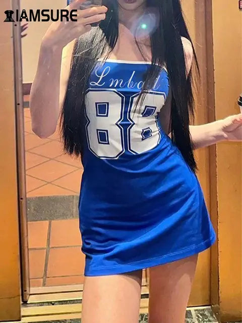 Women's Sexy Jersey Mini Dress