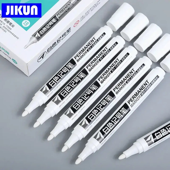 5pcs White Felt Tip Paint Marker