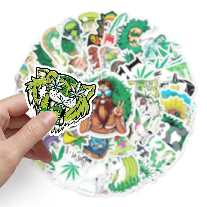 Green Wizard Stickers