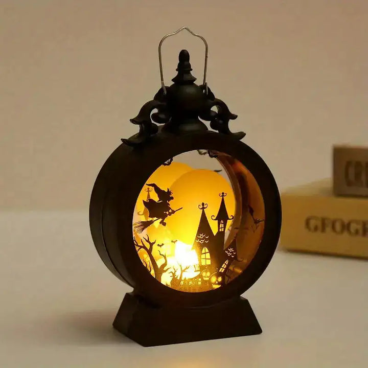 Enchanted Hallows Vintage Halloween Shadowbox Lanterns