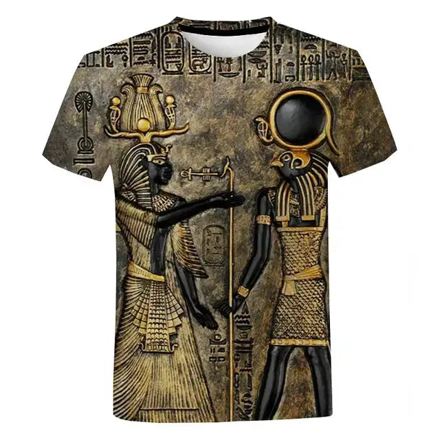 Egyptian Sublimation Print T-Shirts