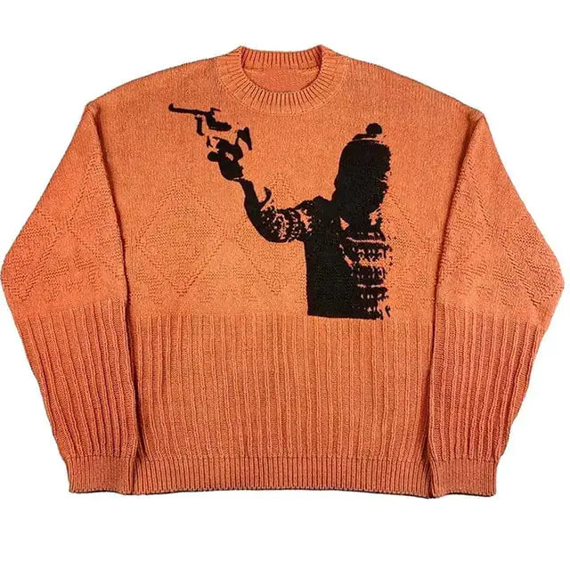 Vintage Knit Gun Sweater