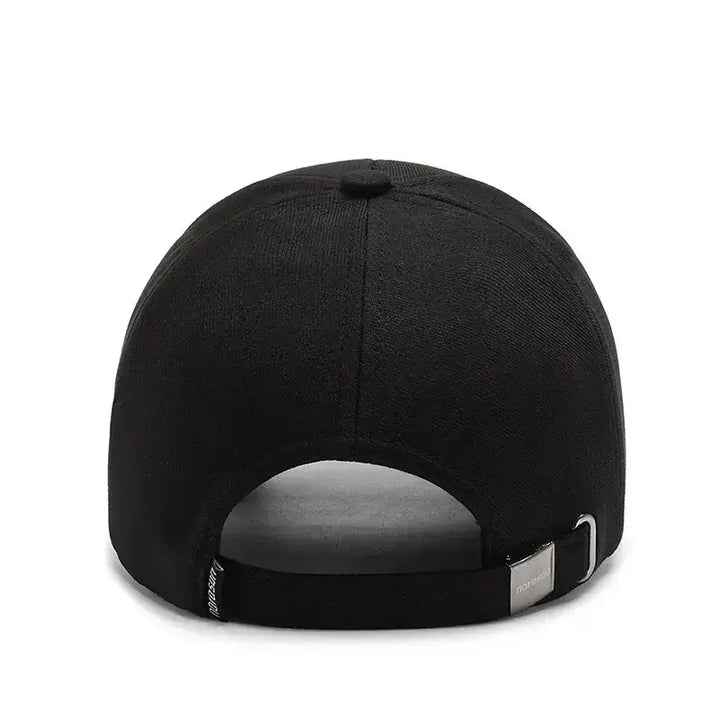 High Quality Men Solid Cotton Baseball Cap Luxury Fashion Black Outdoor Sports Peaked Hat Bone Sunshade Gorras Trucker Hats Kpop