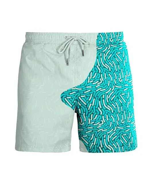 Magical Change Color Men's Beach Shorts