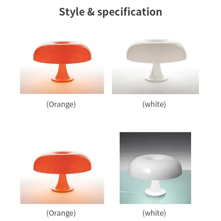 Led Mushroom Table Lamp - World plugs available