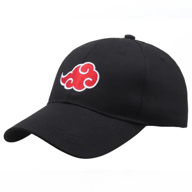 Japan Anime Red Cloud Hut Cartoon süße Cosplay Kostüme Zubehör Sasuke Akatsuki Baseball Cap Sonnenhut Fancy Comicon Geschenk 