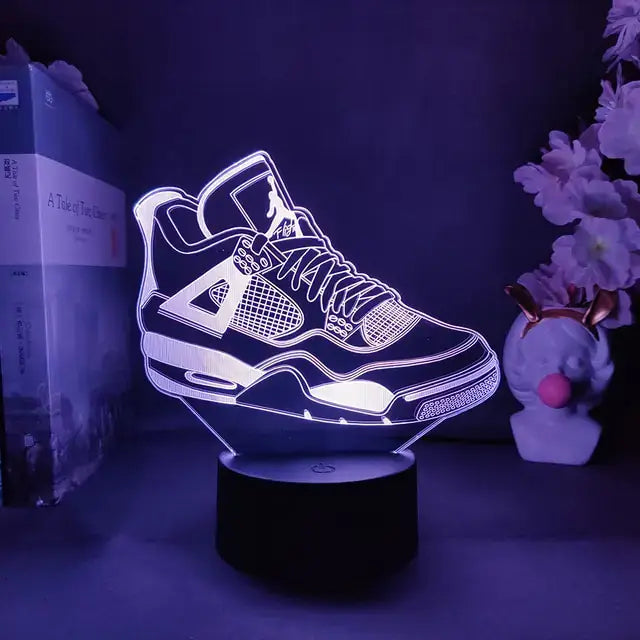 3D LED Sneakers Night Lamp